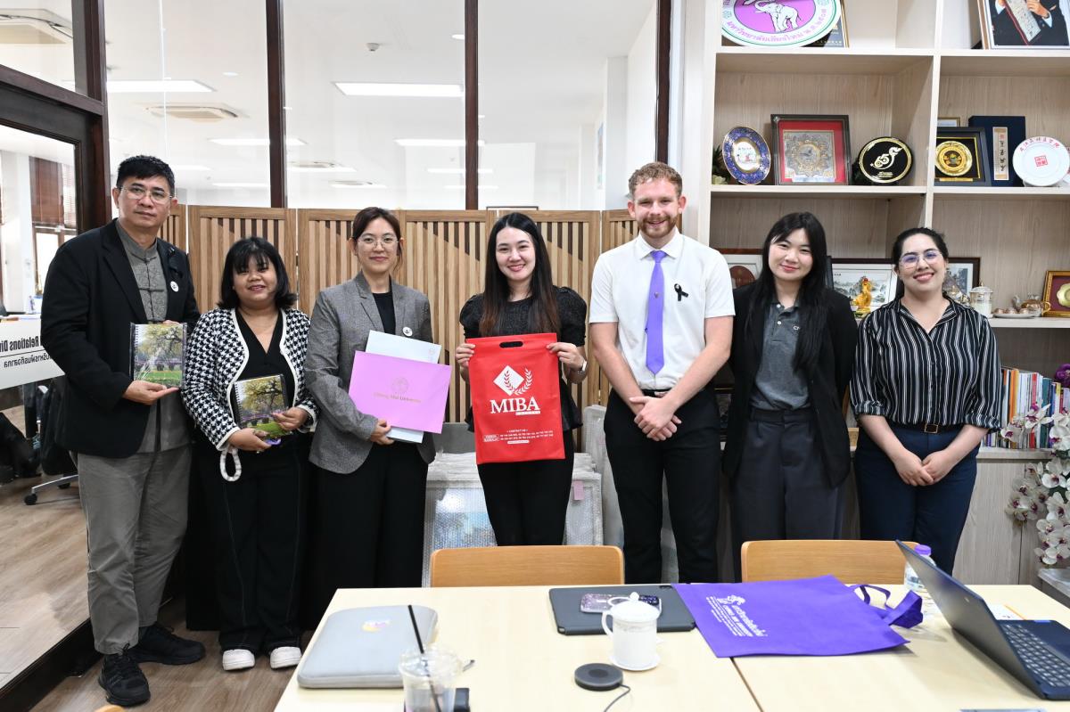ให้การต้อนรับคณะจาก MIBA Education Group และ MIBA College, Myanmar
