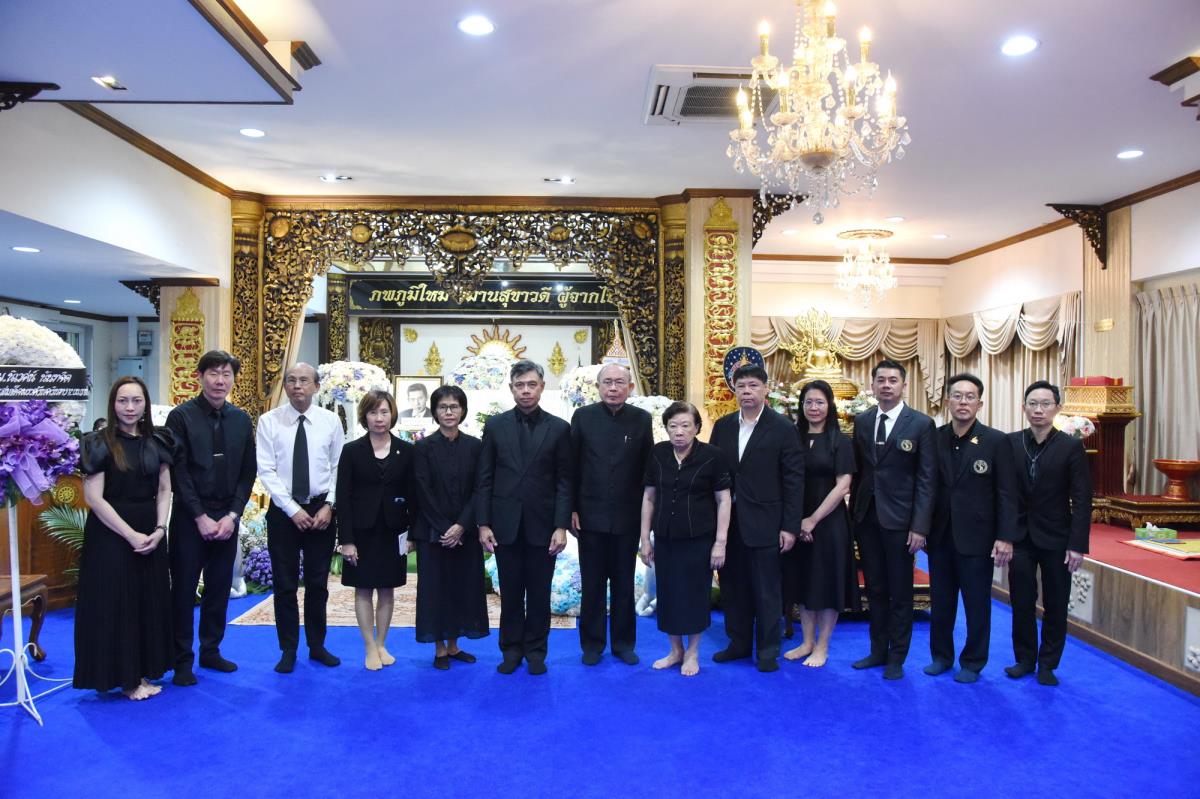 พิธีแสดงพระธรรมเทศนา สวดพระอภิธรรมบำเพ็ญกุศลศพ คุณพ่อจเร ตรึงธวัชชัย