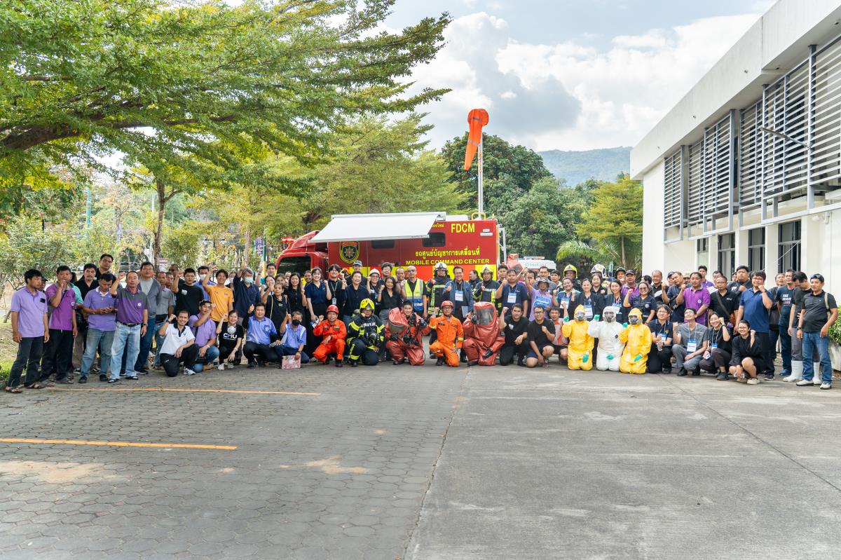 มหาวิทยาลัยเชียงใหม่ จัดฝึกซ้อมแผนตอบโต้เหตุฉุกเฉินสารเคมีรั่วไหล เพื่อยกระดับความปลอดภัยภายในมหาวิทยาลัย