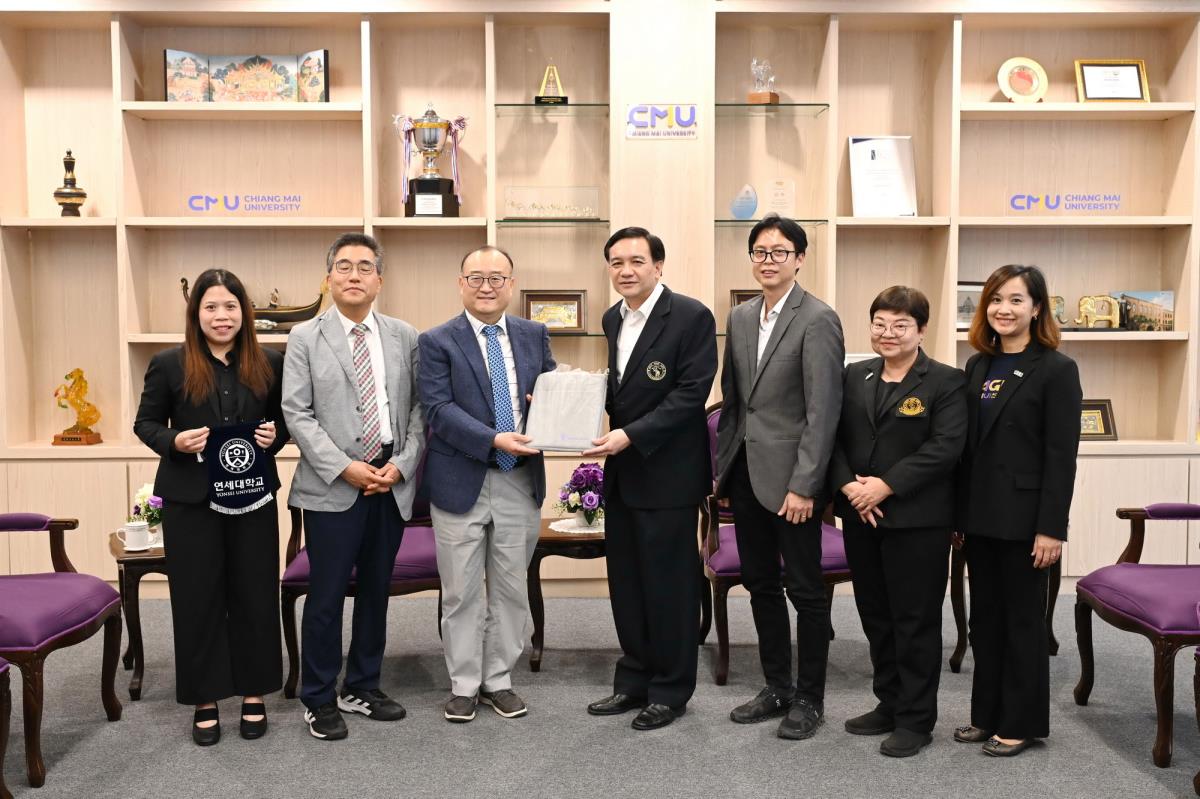 ให้การต้อนรับผู้บริหารจาก Yonsei University ประเทศเกาหลีใต้