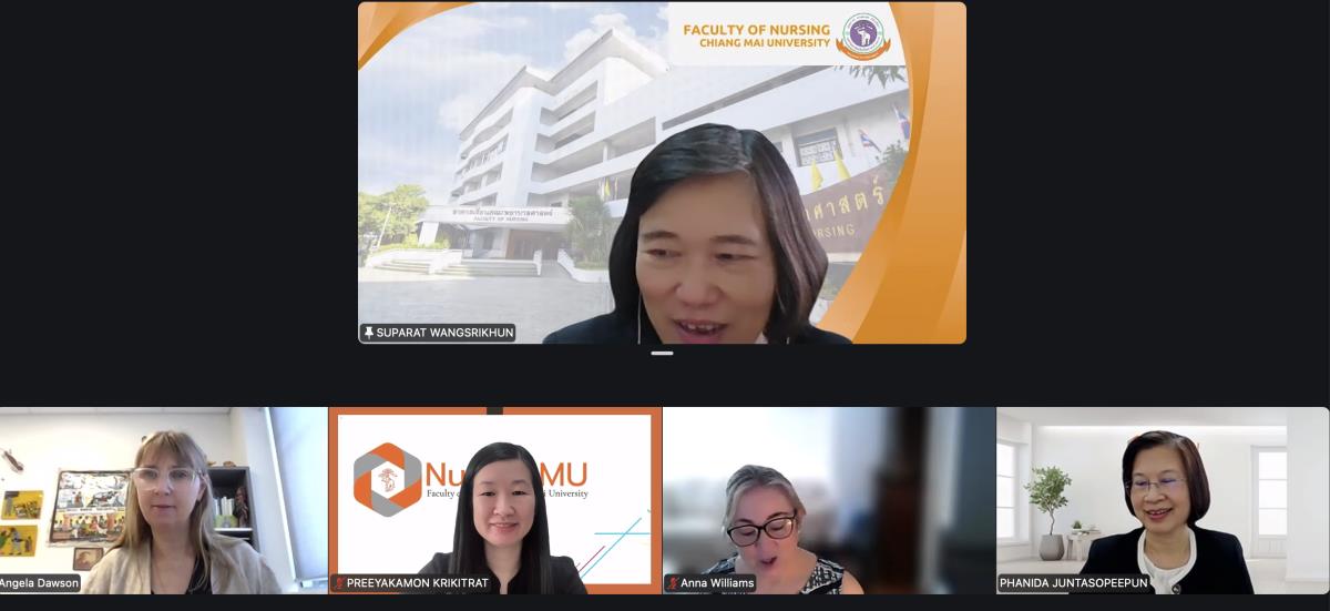 คณะพยาบาลศาสตร์ มช. เจรจาความร่วมมือด้านวิจัยกับ University of Technology Sydney