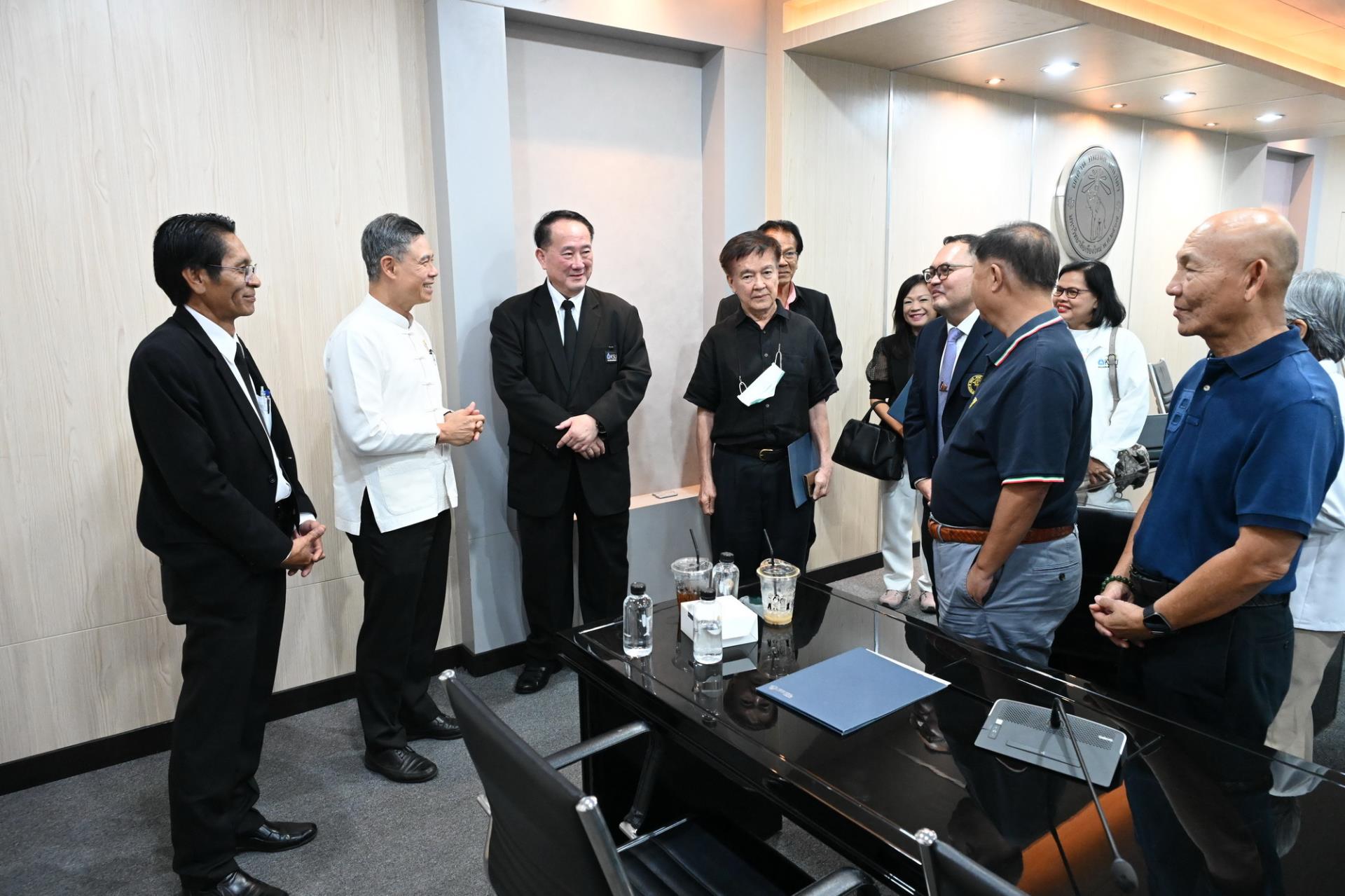 ให้การต้อนรับคณะศึกษาดูงานจากมหาวิทยาลัยกาฬสินธุ์