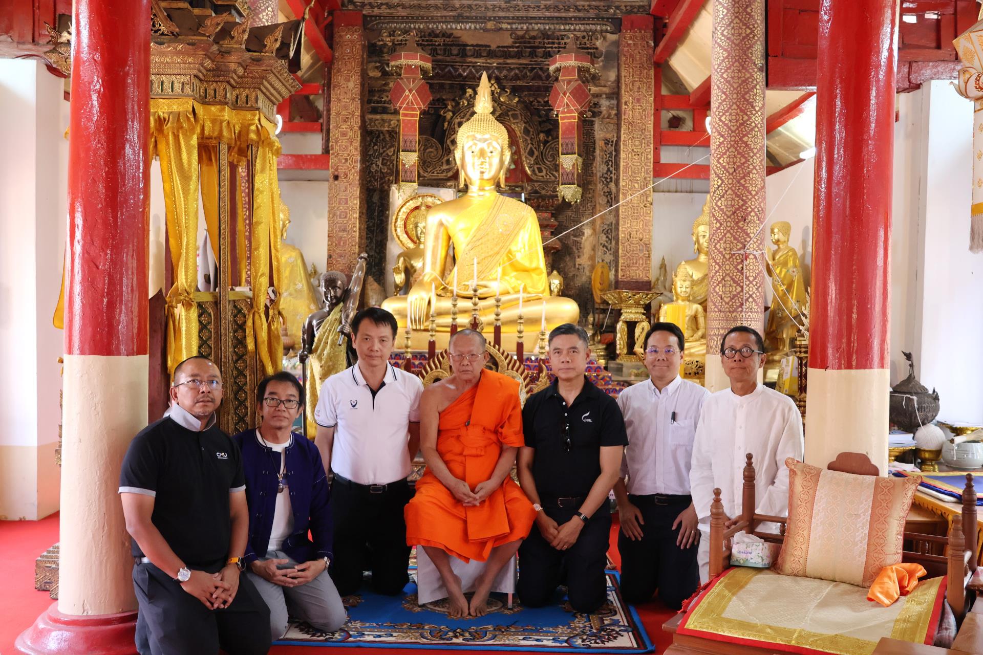 ประชุมหารือแนวทางพัฒนาวัดป่าแดงมหาวิหาร