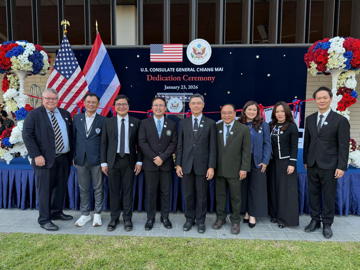 ร่วมพิธีเปิดอาคารสถานกงสุลใหญ่สหรัฐฯ เชียงใหม่ แห่งใหม่