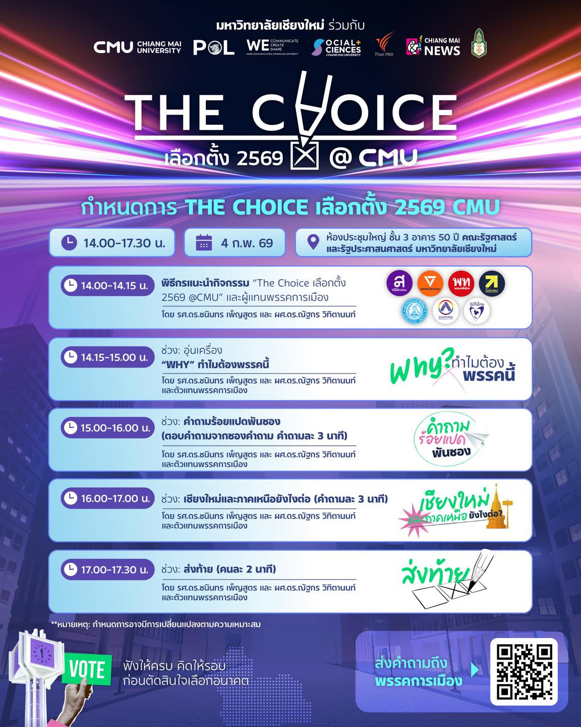 The Choice เลือกตั้ง 2569 @CMU