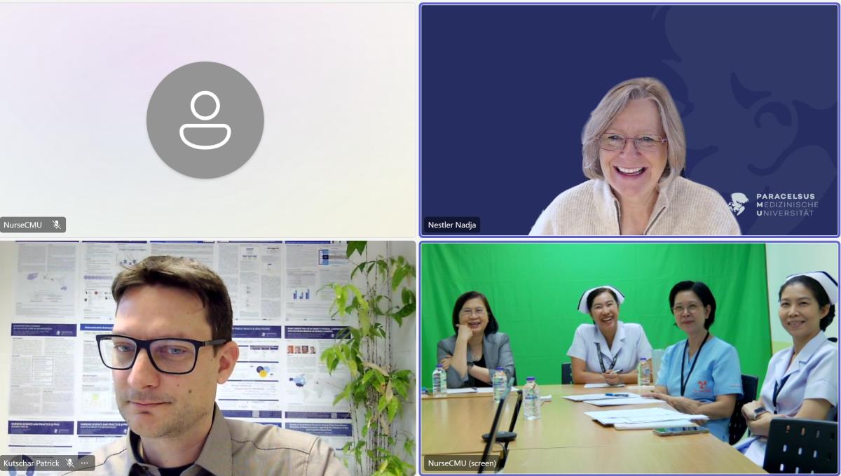 คณะพยาบาลศาสตร์ มช. เสริมสร้างความร่วมมือทางวิชาการกับ Paracelsus Medical University ประเทศออสเตรีย