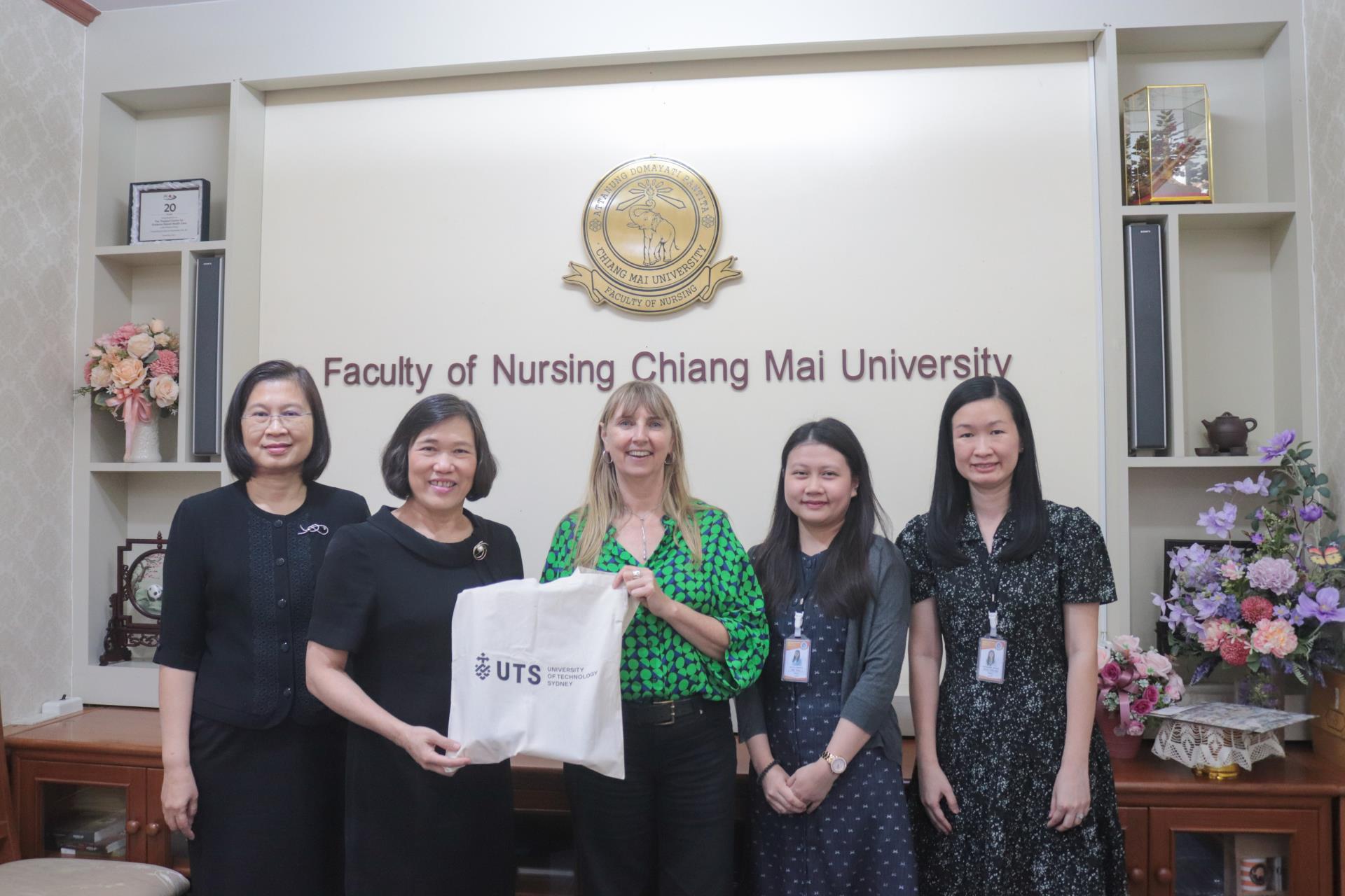 ให้การต้อนรับอาคันตุกะจาก University of Technology Sydney ประเทศออสเตรเลีย