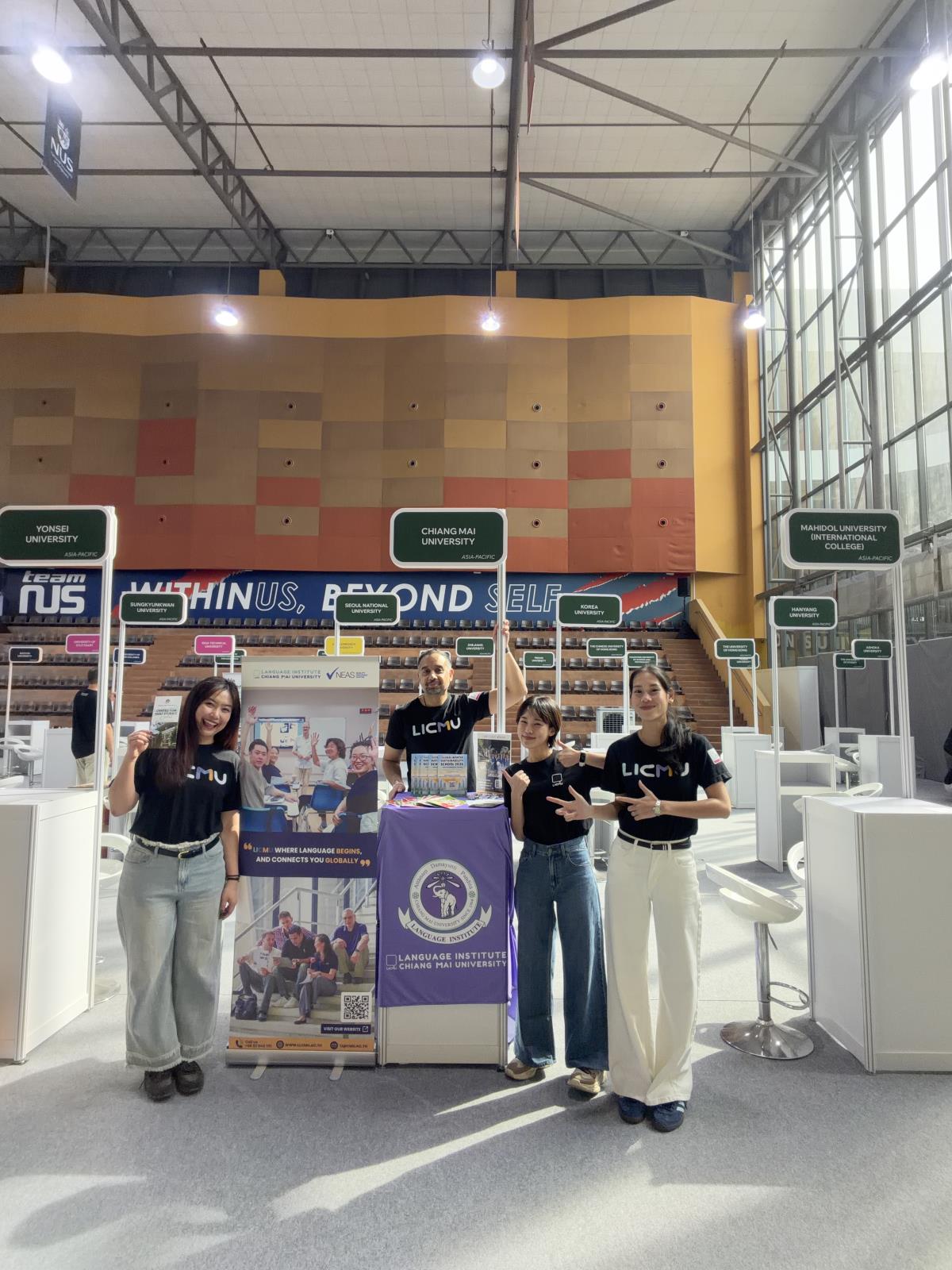 สถาบันภาษา มช. ร่วมงาน NUS Go Global Fair 2026 ณ ประเทศสิงคโปร์