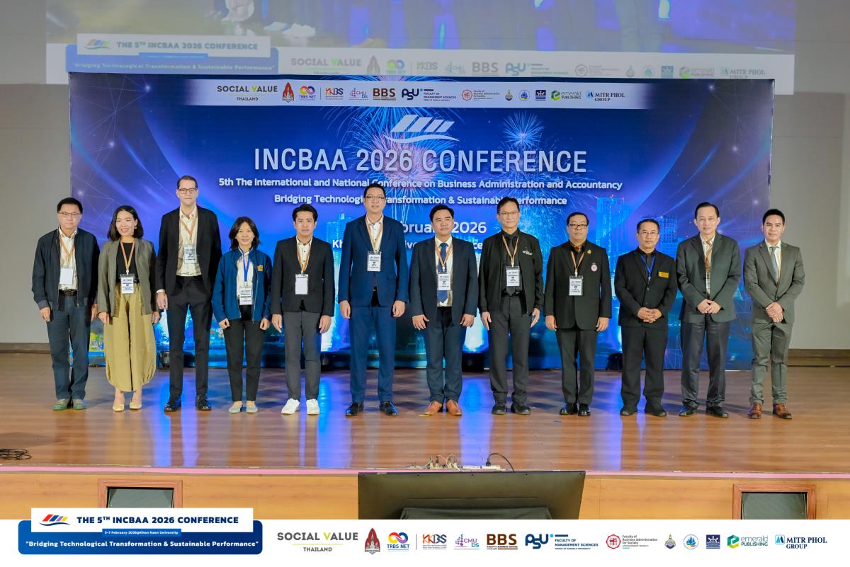CMUBS ผนึกกำลังเครือข่าย TRBS NET ร่วมขับเคลื่อนองค์ความรู้ด้านบริหารธุรกิจและการบัญชี แลกเปลี่ยนงานวิจัยในเวทีวิชาการระดับชาติ–นานาชาติ INCBAA 2026