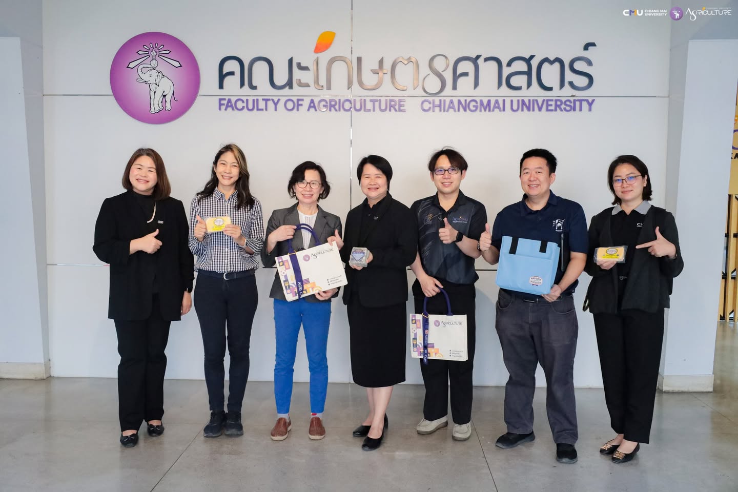 คณะเกษตรศาสตร์ มหาวิทยาลัยเชียงใหม่ ให้การต้อนรับอาคันตุกะจาก Wisconsin Department of Agriculture, Trade, and Consumer Protection (DATCP) สหรัฐอเมริกา